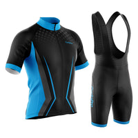 tenue cyclisme bleu solidity