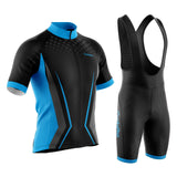 tenue cyclisme bleu solidity