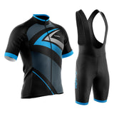 tenue cyclisme bleu speed