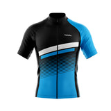 blauwe wieleroutfit turbo jersey gezicht