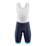 tenue cyclisme bleue artistic cuissard face