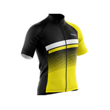 tenue cyclisme jaune turbo maillot 3 4
