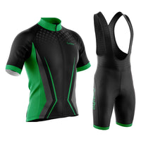 tenue cyclisme vert solidity