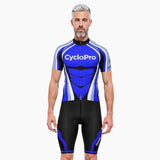 tenue cycliste ete shape bleu