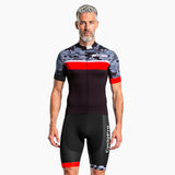 tenue cycliste ete camoride rouge