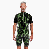 tenue cycliste ete militaro vert