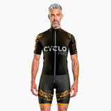 tenue cycliste ete cyclo orange