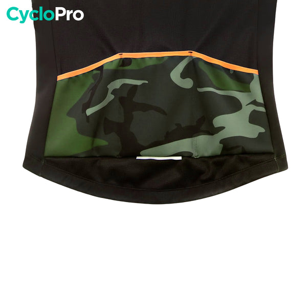 Chaqueta termal de ciclismo verde - comandante