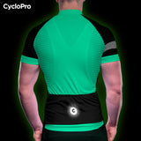 Pack Été Complet Turquoise Eklïps - Tenue Cycliste + Mitaines + Chaussettes + Lunettes