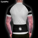 Pack Été Complet Blanc Eklïps - Tenue Cycliste + Mitaines + Chaussettes + Lunettes