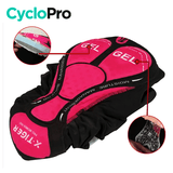COLLANT CYCLISTE À FLEURS POUR FEMMES - HIVER collant thermique femme GT-Cycle Outdoor Store 