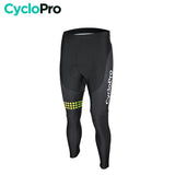 COLLANT CYCLISTE JAUNE LIBERTY+ - AUTOMNE - HOMME cuissard long homme GT-Cycle Outdoor Store XS Sans Bretelles 