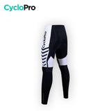ZWART-WITTE DAMES FIETSTIGHTS - HERFST CycloPro damesfietsbroek 