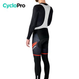 COLLANT CYCLISTE ROUGE - AUTOMNE - HOMME cuissard long homme GT-Cycle Outdoor Store 