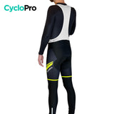 COLLANT CYCLISTE THERMIQUE JAUNE - HIVER - HOMME cuissard long homme GT-Cycle Outdoor Store 
