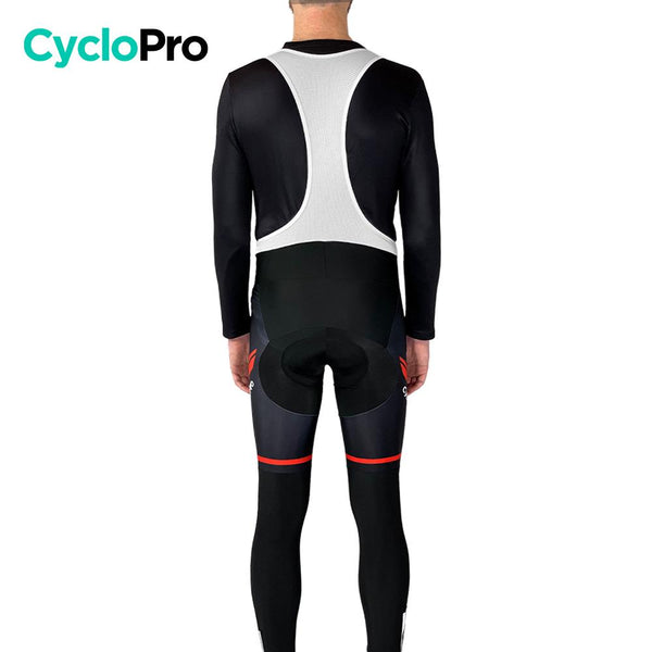 COLLANT CYCLISTE THERMIQUE ROUGE - HIVER - HOMME Cuissard long pour homme GT-Cycle Outdoor Store 