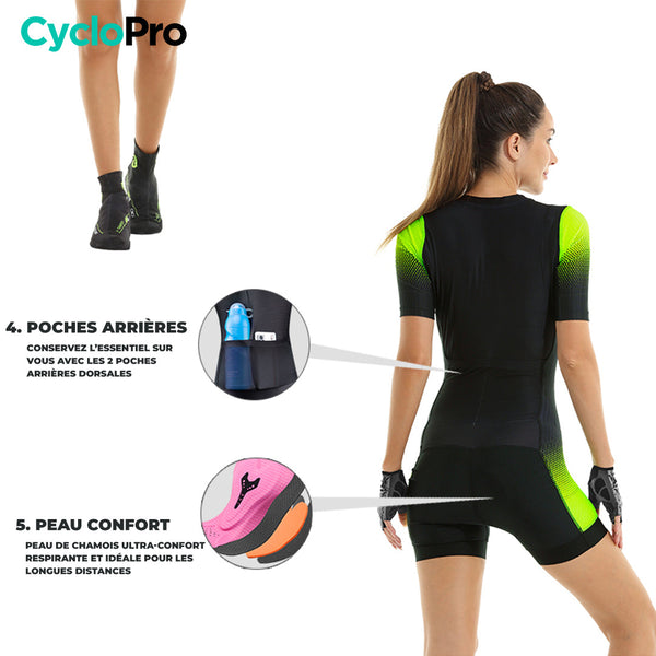 Fiets-/MTB-pak voor dames - Racing+ CycloPro 