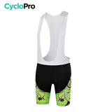 Damesfiets-/MTB-koersbroek - Green+ CycloPro XS dameskoersbroek met 