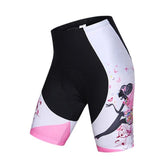KORTE SHORTS VOOR DAMES korte zomer lente fietsbroek met bretels voor dames GT-Cycle Outdoor Store Paars XXXL 