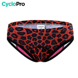 ABSOR+ RODE LEOPARD MTB/FIETSBROEK - DAMES Schokabsorberende broek I*Love*Cycling Store 