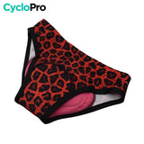 ABSOR+ RODE LEOPARD MTB/FIETSBROEK - DAMES Schokabsorberende broek I*Love*Cycling Store 