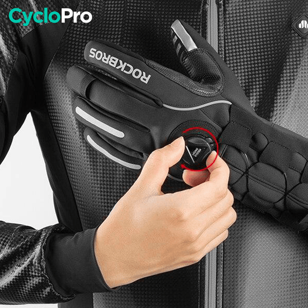 Gants montants hiver - Modul+ - DESTOCKAGE gants d'hiver CycloPro 