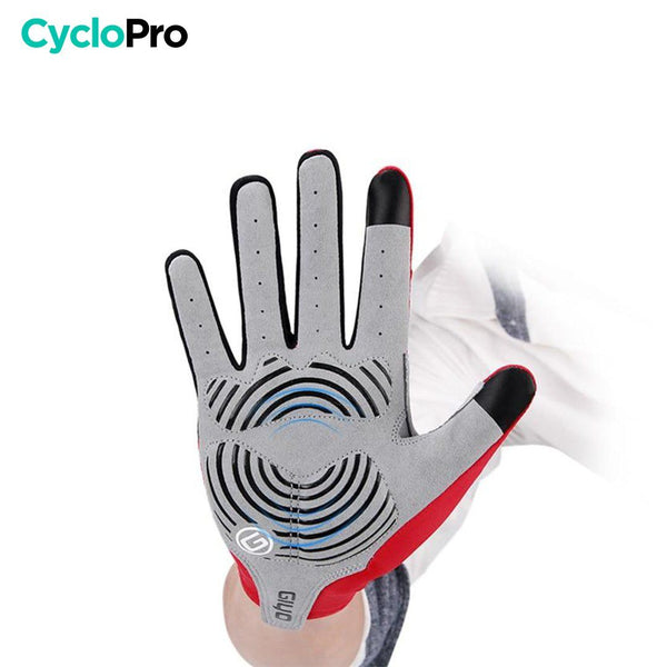 Herfstfietshandschoenen Rood - Skin+ CycloPro fietshandschoenen 