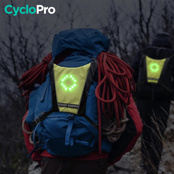 Lichtgevend fietsvest - Securimax Cyclo Pro lichtgevend vest 