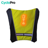 Lichtgevend fietsvest - Securimax Cyclo Pro lichtgevend vest 