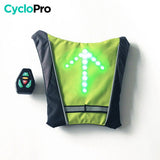 Lichtgevend fietsvest - Securimax Cyclo Pro lichtgevend vest 