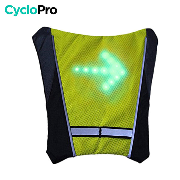 Lichtgevend fietsvest - Securimax Cyclo Pro lichtgevend vest 
