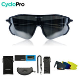 Lunettes polarisées pour Cyclisme Noires - OPTIMAX GT-Cycle Outdoor Store 