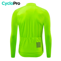 Maillot Coupe-vent et imperméable Jaune - Pro Fit Veste coupe-vent cyclisme CycloPro 