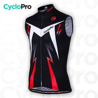 Mouwloos wielershirt - Comfort+ - OPRUIMING OPRUIMING Cyclo Pro mouwloos wielershirt Rood XS 