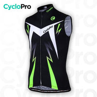 Mouwloos wielershirt - Comfort+ - OPRUIMING OPRUIMING Cyclo Pro mouwloos wielershirt Groen XS 