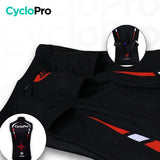 Mouwloos wielershirt zwart en rood - Dynamo mouwloos shirt GT-Cycle Outdoor Store 