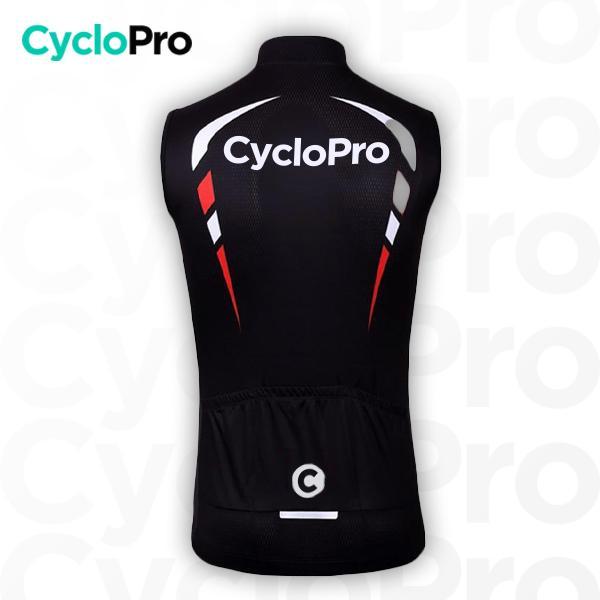 Mouwloos wielershirt zwart en rood - Dynamo mouwloos shirt GT-Cycle Outdoor Store 