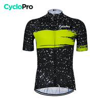 Geel wielershirt - Galaxy+ Kort wielershirt GT-Cycle Outdoor Store YELLOW S 