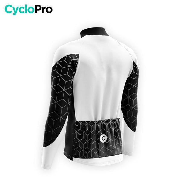 LANG ZWART HERFST FIETSJERSEY - CUBIC+ herfstwielershirt GT-Cycle Outdoor Store 