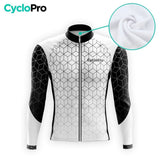 LANG ZWART HERFST FIETSJERSEY - CUBIC+ herfstwielershirt GT-Cycle Outdoor Store 