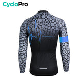 LANGE BLAUWE FIETSJERSEY - HERFST - PULSATION+ Lange jersey voor heren GT-Cycle Outdoor Store 