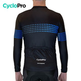 MAILLOT LONG DE CYCLISME BLEU - HIVER - LIBERTY+ Maillot thermique homme GT-Cycle Outdoor Store 