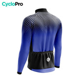 LANGE BLAUWE WINTERFIETSJERSEY - COCCINELLE+ Thermojersey heren GT-Cycle Outdoor Store 