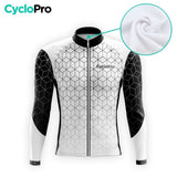 MAILLOT LONG DE CYCLISME HIVER NOIR - CUBIC+ Maillot thermique homme GT-Cycle Outdoor Store 