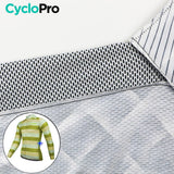 LANGE GELE FIETSJERSEY - WINTER - ÉVASION+ Thermojersey heren GT-Cycle Outdoor Store 