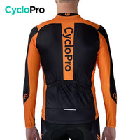 ORANJE LANGE FIETSJERSEY - HERFST - FLASH+ Lange jersey heren GT-Cycle Outdoor Store 