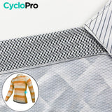 LANG ORANJE FIETSJERSEY - WINTER - ÉVASION+ Thermojersey heren GT-Cycle Outdoor Store 