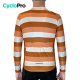 LANG ORANJE FIETSJERSEY - WINTER - ÉVASION+ Thermojersey heren GT-Cycle Outdoor Store 