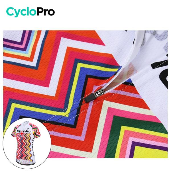 LANG ROZE FIETSJERSEY - HERFST - MOSAIC+ jersey met lange mouwen voor dames GT-Cycle Outdoor Store 