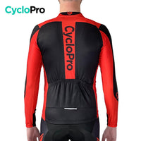 LANG ROOD FIETSJERSEY - HERFST - FLASH+ Lange jersey voor heren GT-Cycle Outdoor Store 